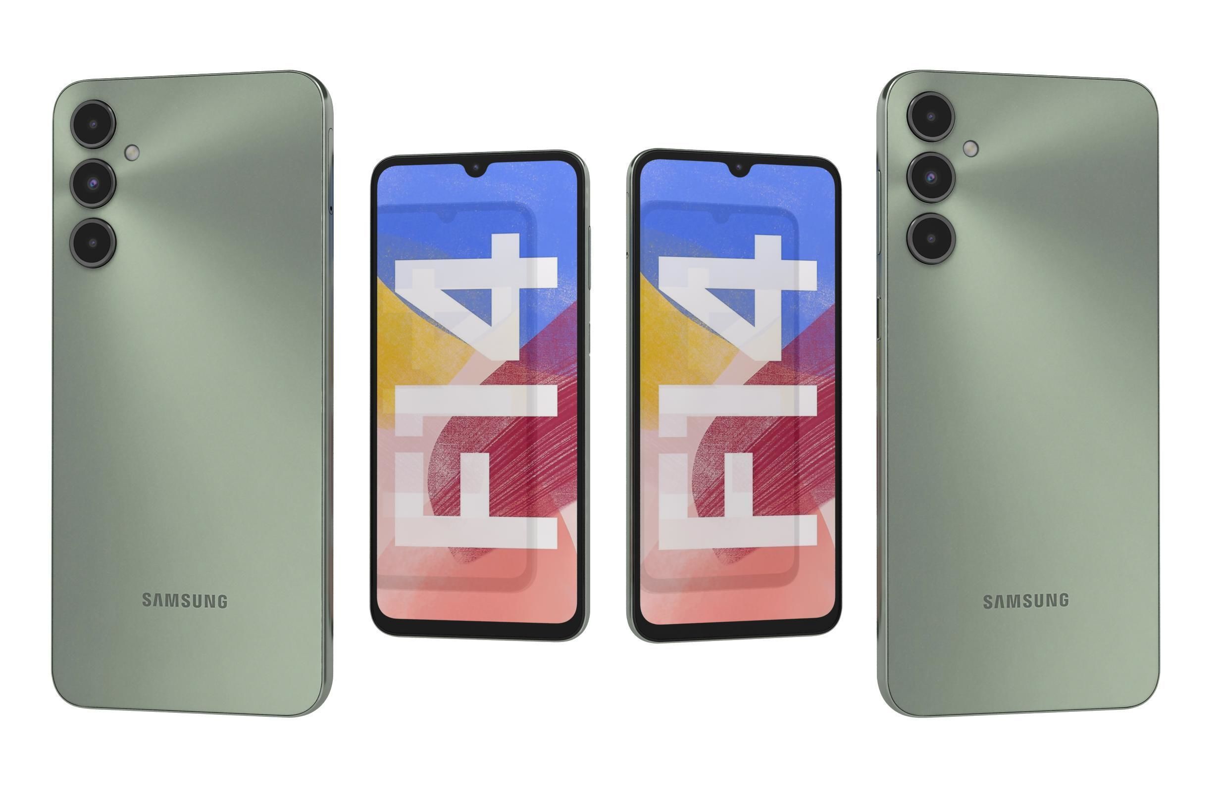 Samsung Galaxy F14 4G Green 3D model_3