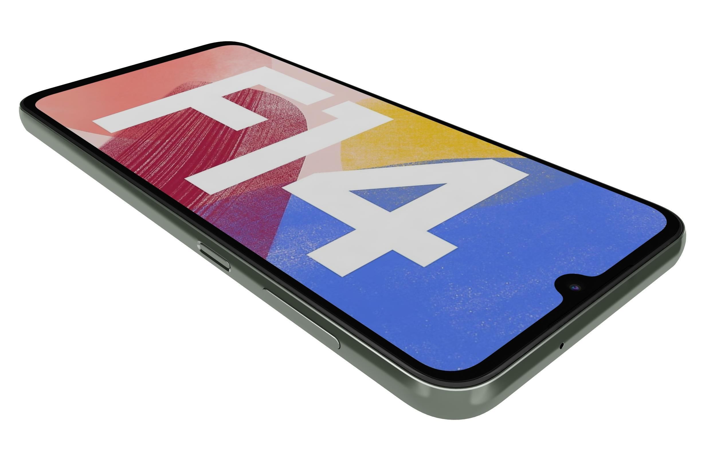 Samsung Galaxy F14 4G Green 3D model_13