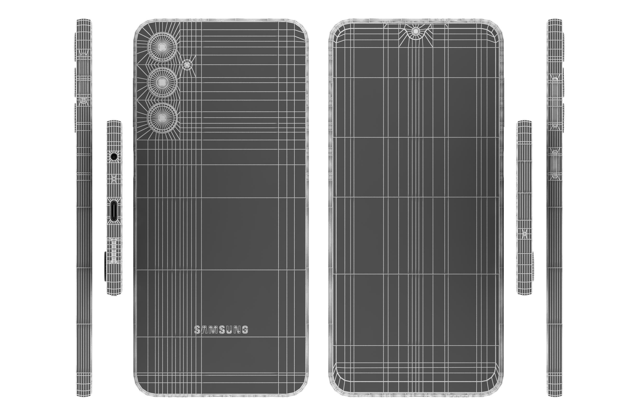 Samsung Galaxy F14 4G Silver 3D model_16