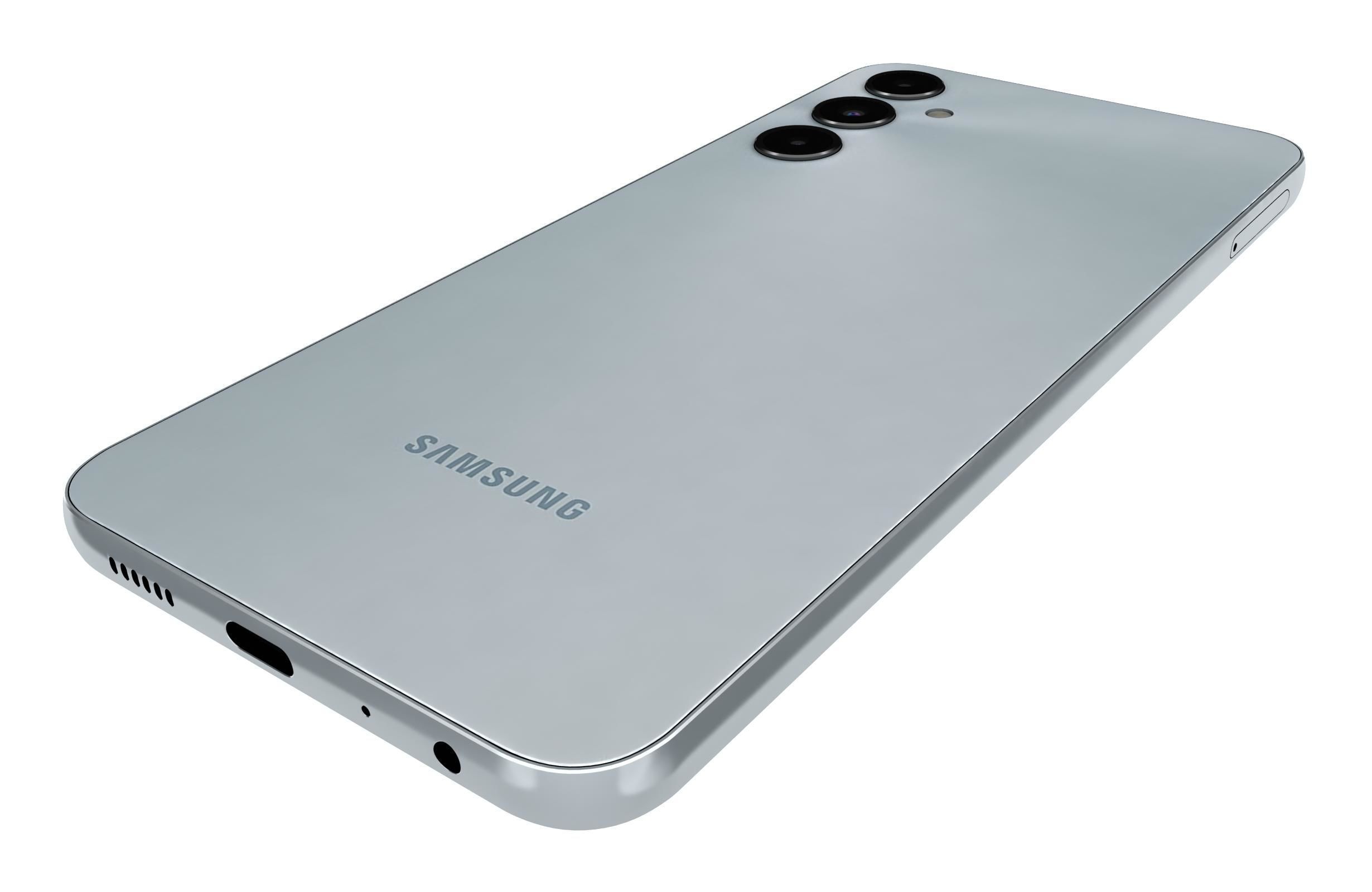 Samsung Galaxy F14 4G Silver 3D model_14