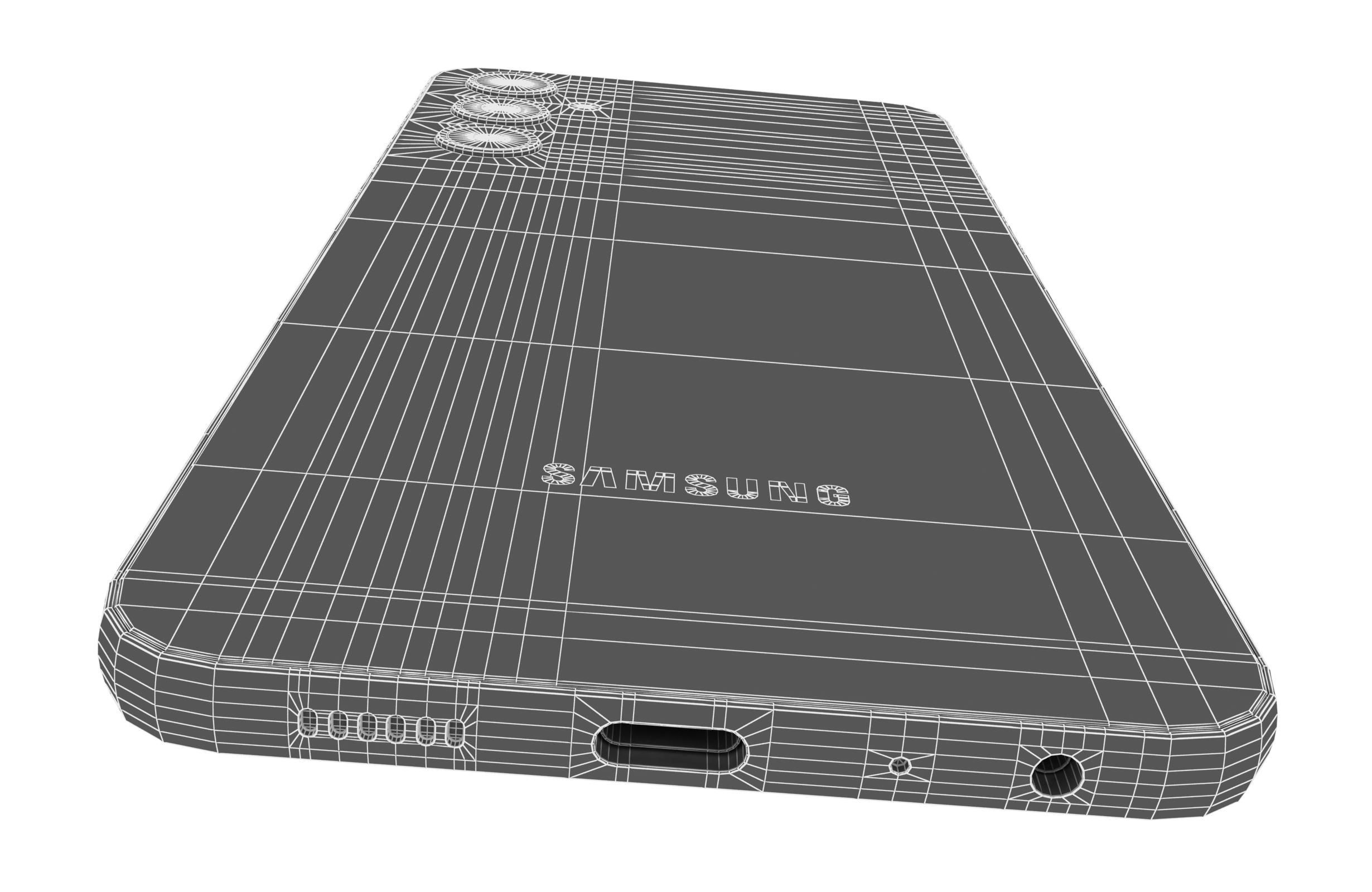 Samsung Galaxy F14 4G Silver 3D model_21