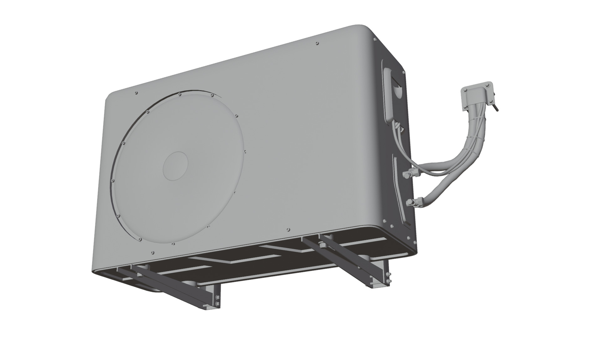  Air Conditioning Unit  Low-poly 3D model_12