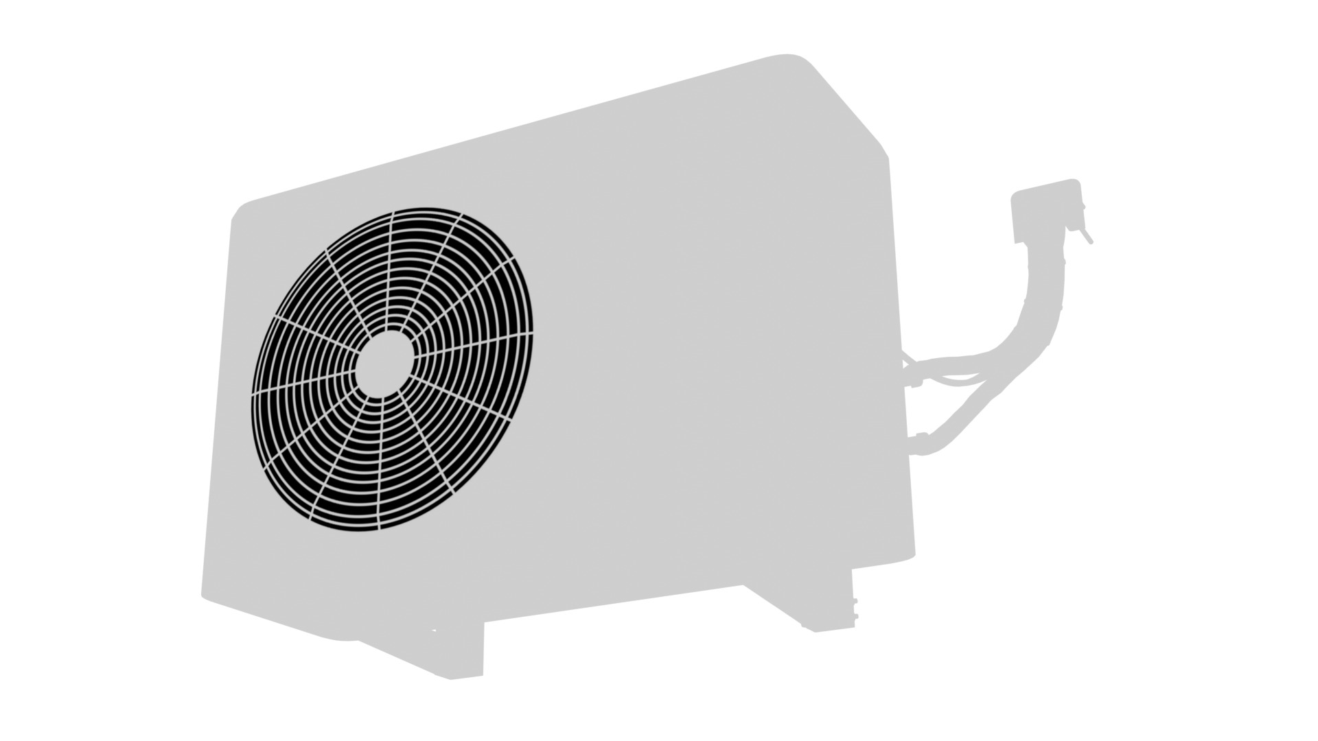  Air Conditioning Unit  Low-poly 3D model_10