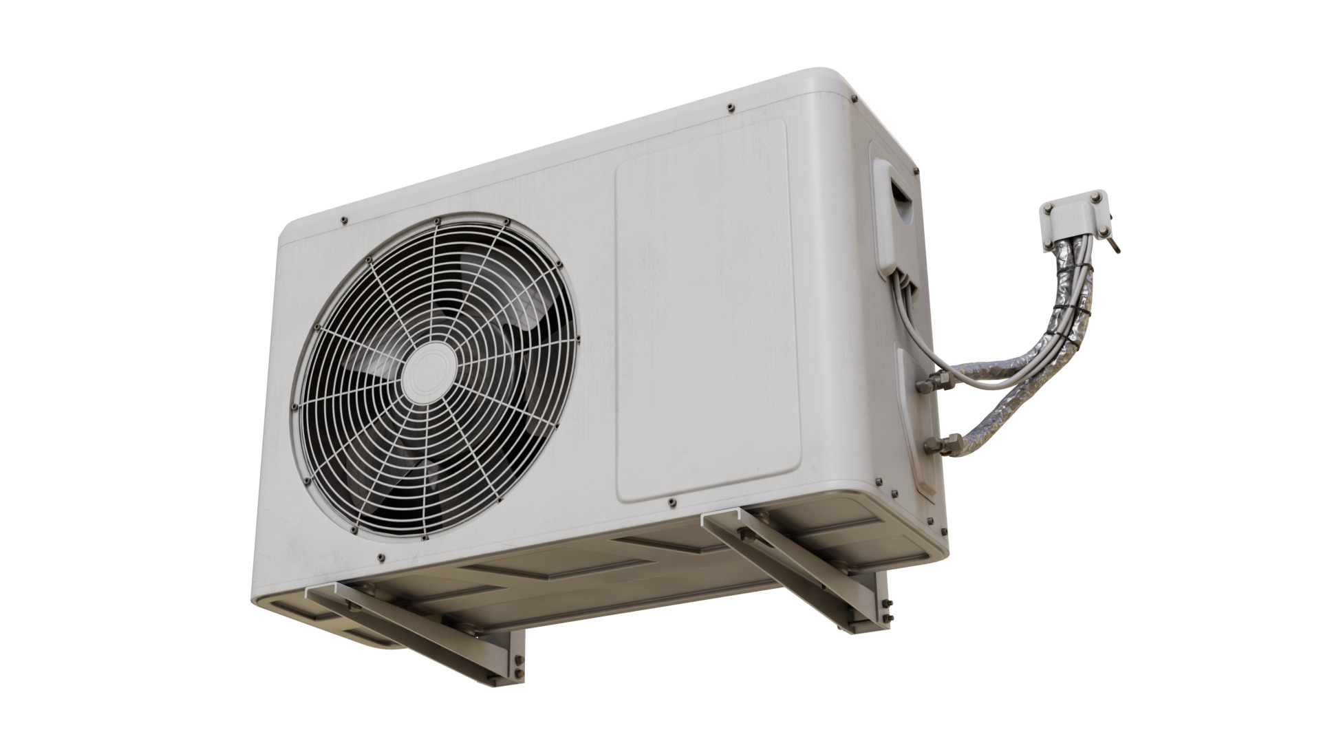  Air Conditioning Unit  Low-poly 3D model_5