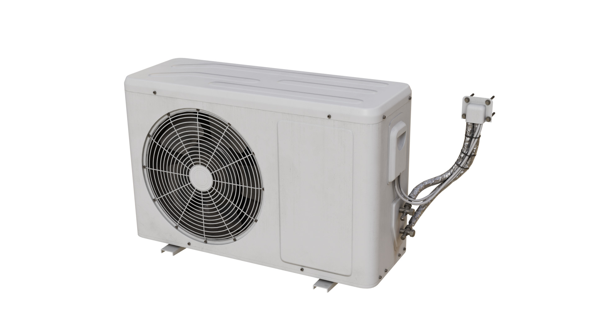  Air Conditioning Unit  Low-poly 3D model_1
