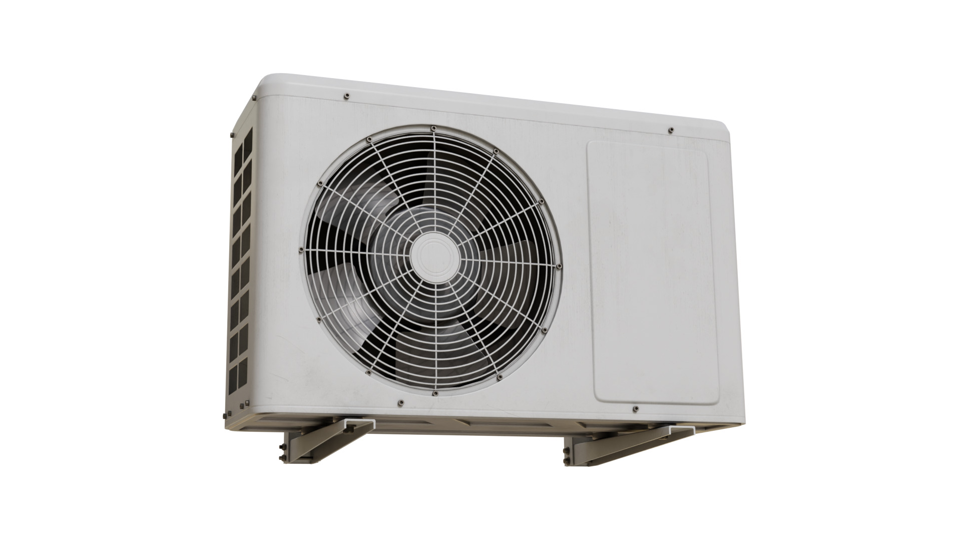  Air Conditioning Unit  Low-poly 3D model_3