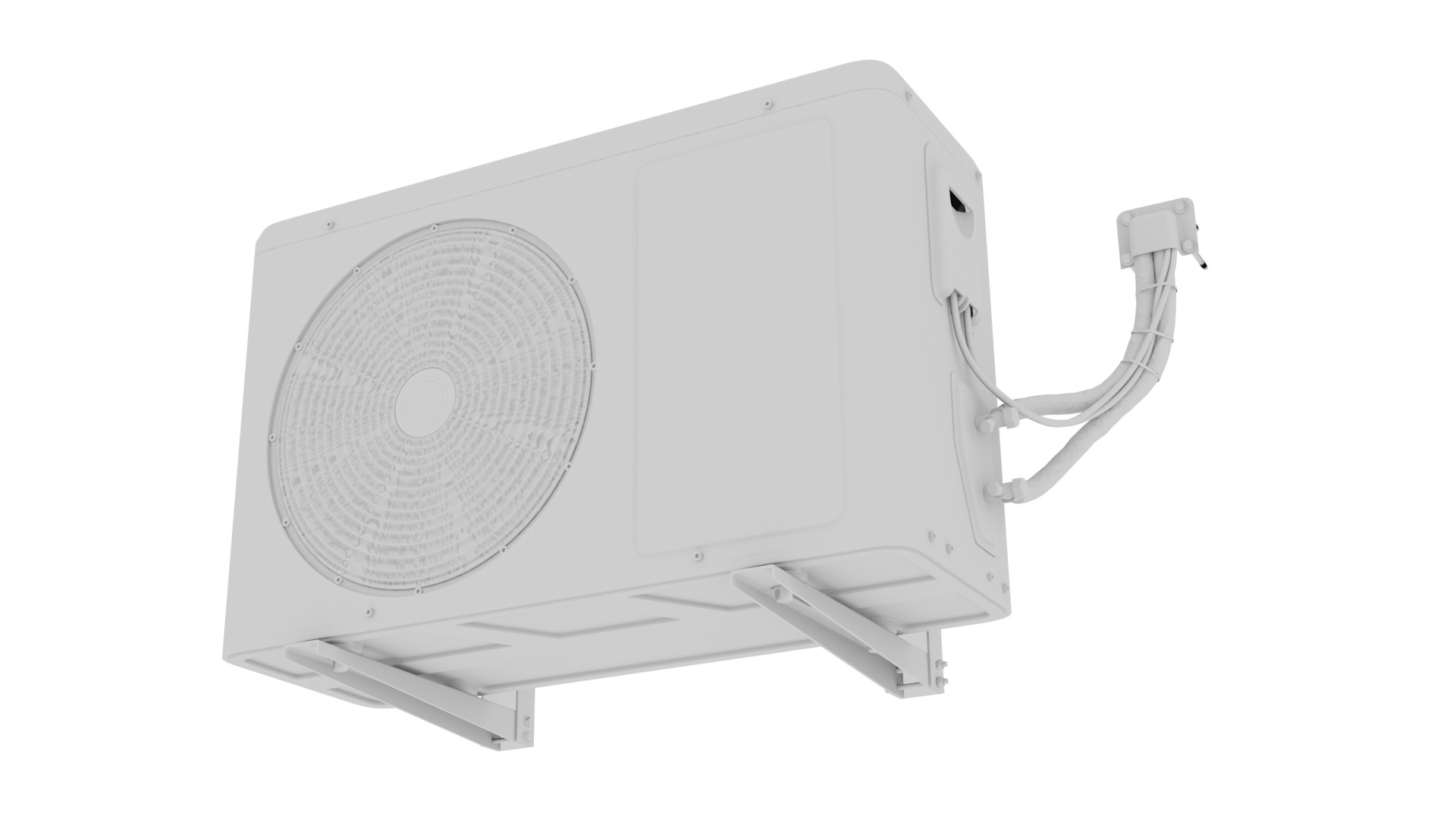  Air Conditioning Unit  Low-poly 3D model_7