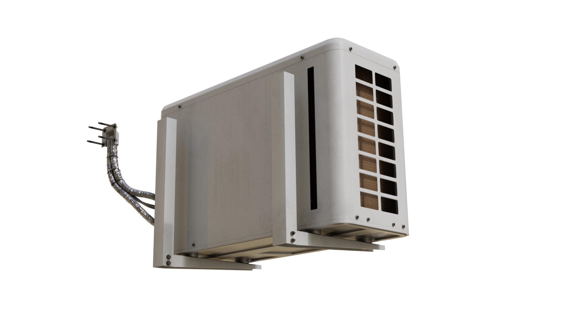  Air Conditioning Unit  Low-poly 3D model_2