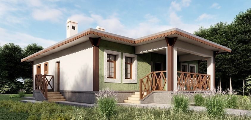 Tip1 House Plans Architectural Drawings Modern House Plans 3D model_2