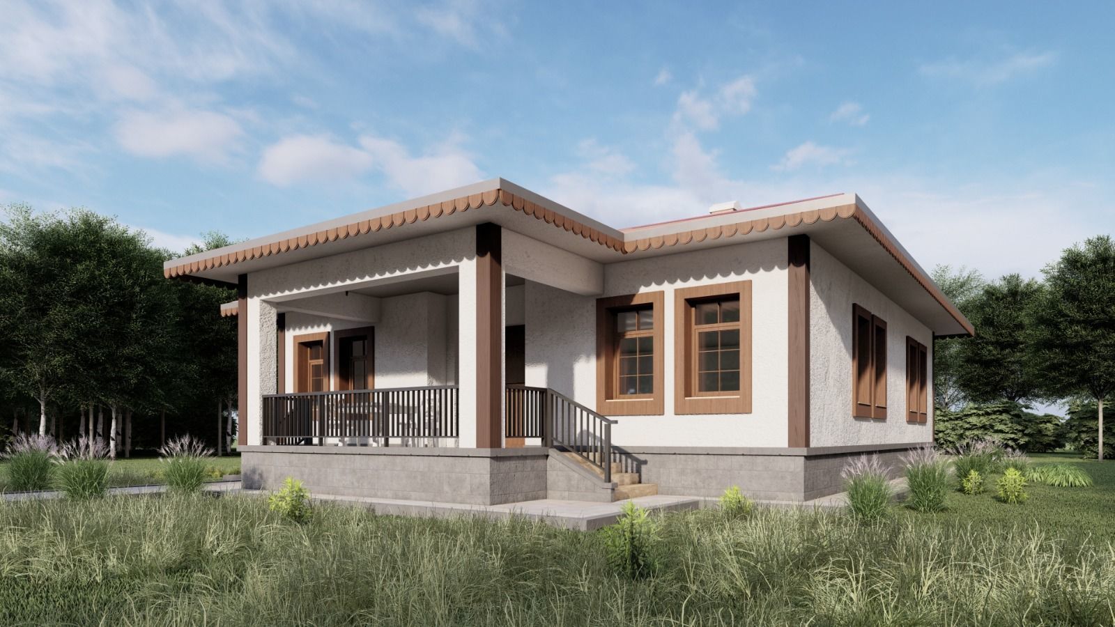 Tip1 House Plans Architectural Drawings Modern House Plans 3D model_7