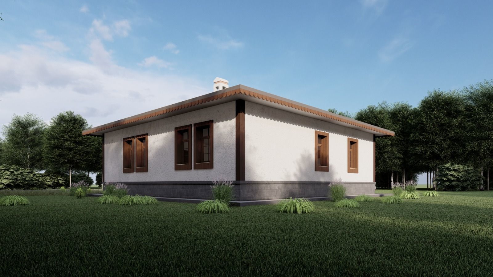 Tip1 House Plans Architectural Drawings Modern House Plans 3D model_6