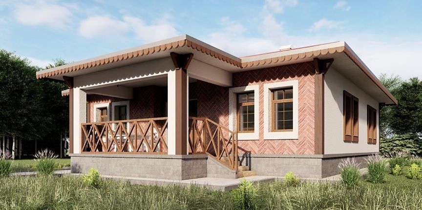 Tip1 House Plans Architectural Drawings Modern House Plans 3D model_1