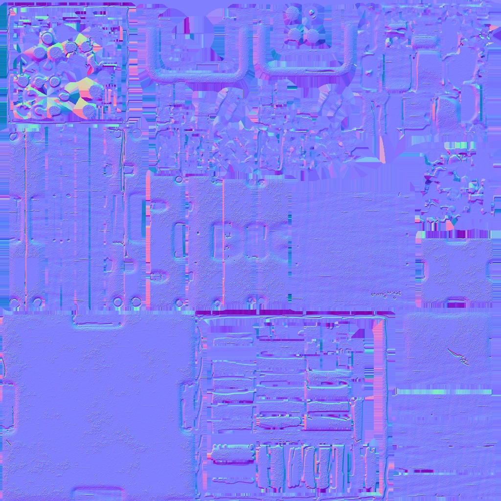 4 pics realistic suitcases with gilded crate material chests 3D model_11