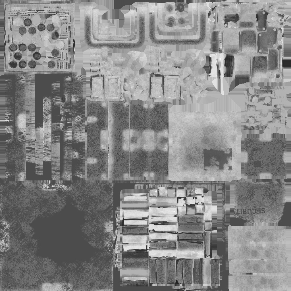 4 pics realistic suitcases with gilded crate material chests 3D model_8