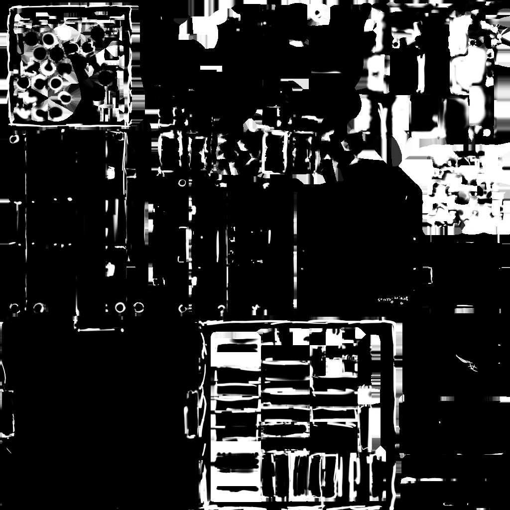 4 pics realistic suitcases with gilded crate material chests 3D model_9