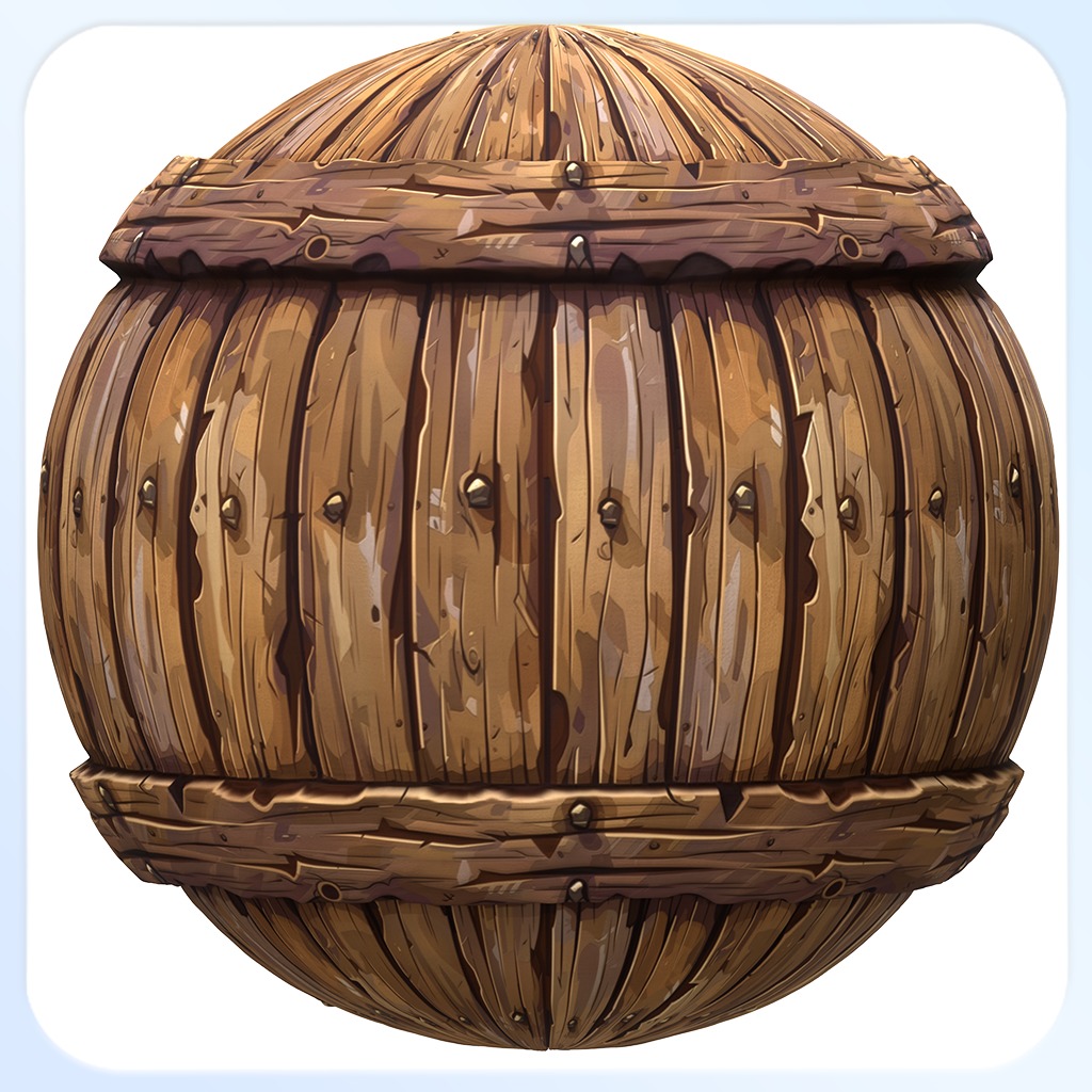 Stylized Wood Seamless Texture Texture_3