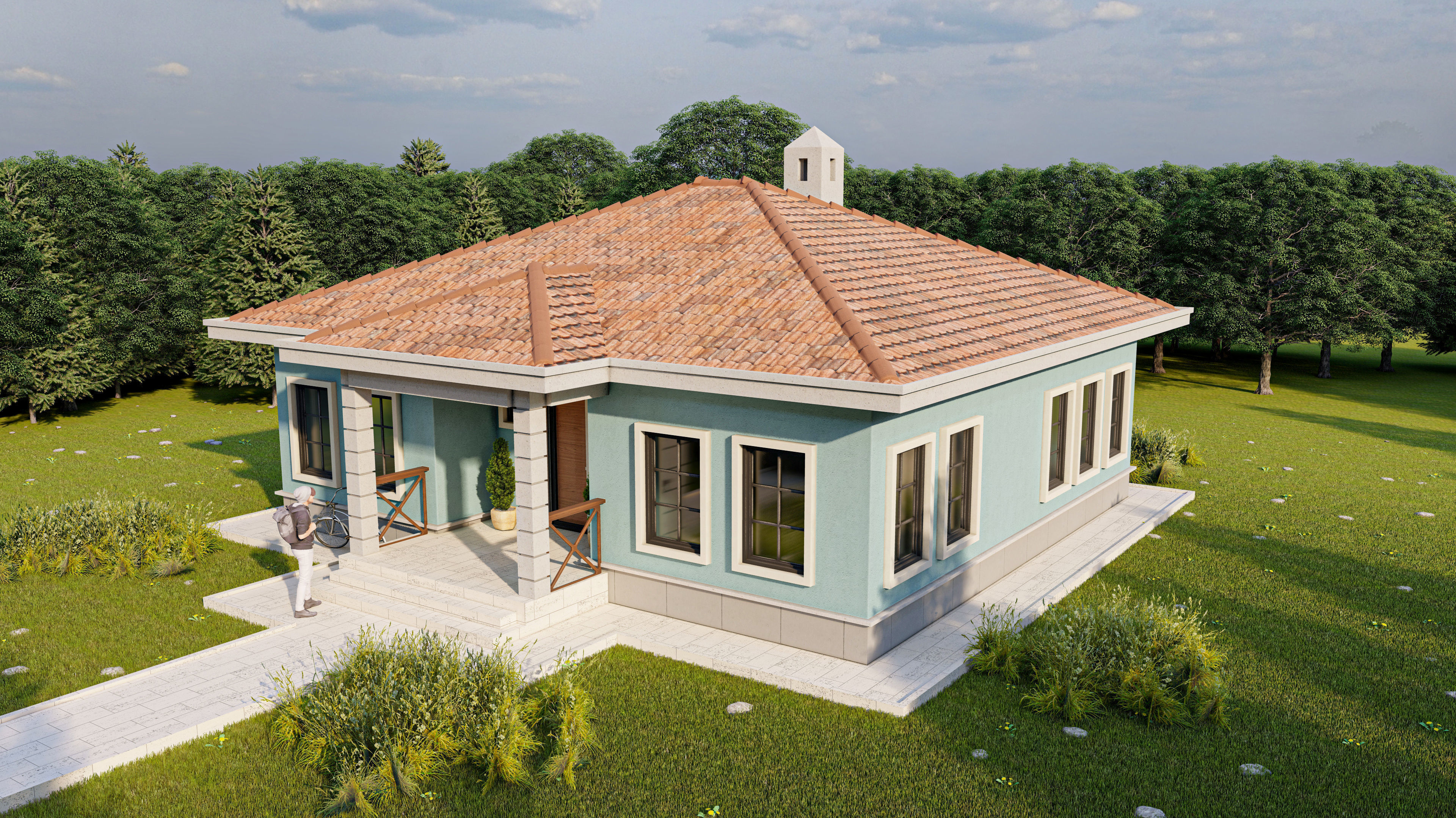 tip3 House Plans Architectural Drawings Modern House Plans 3D model_5