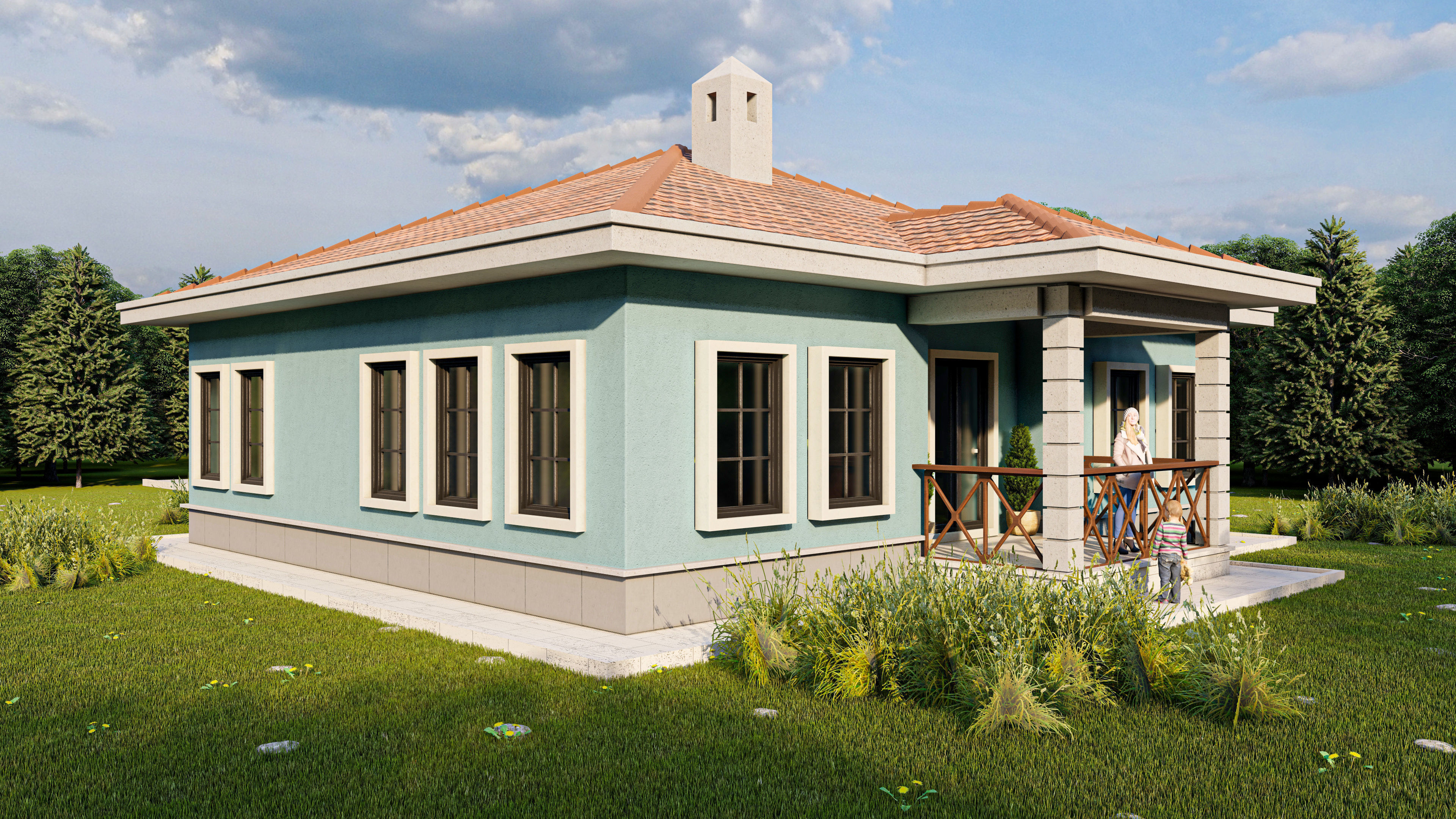 tip3 House Plans Architectural Drawings Modern House Plans 3D model_2