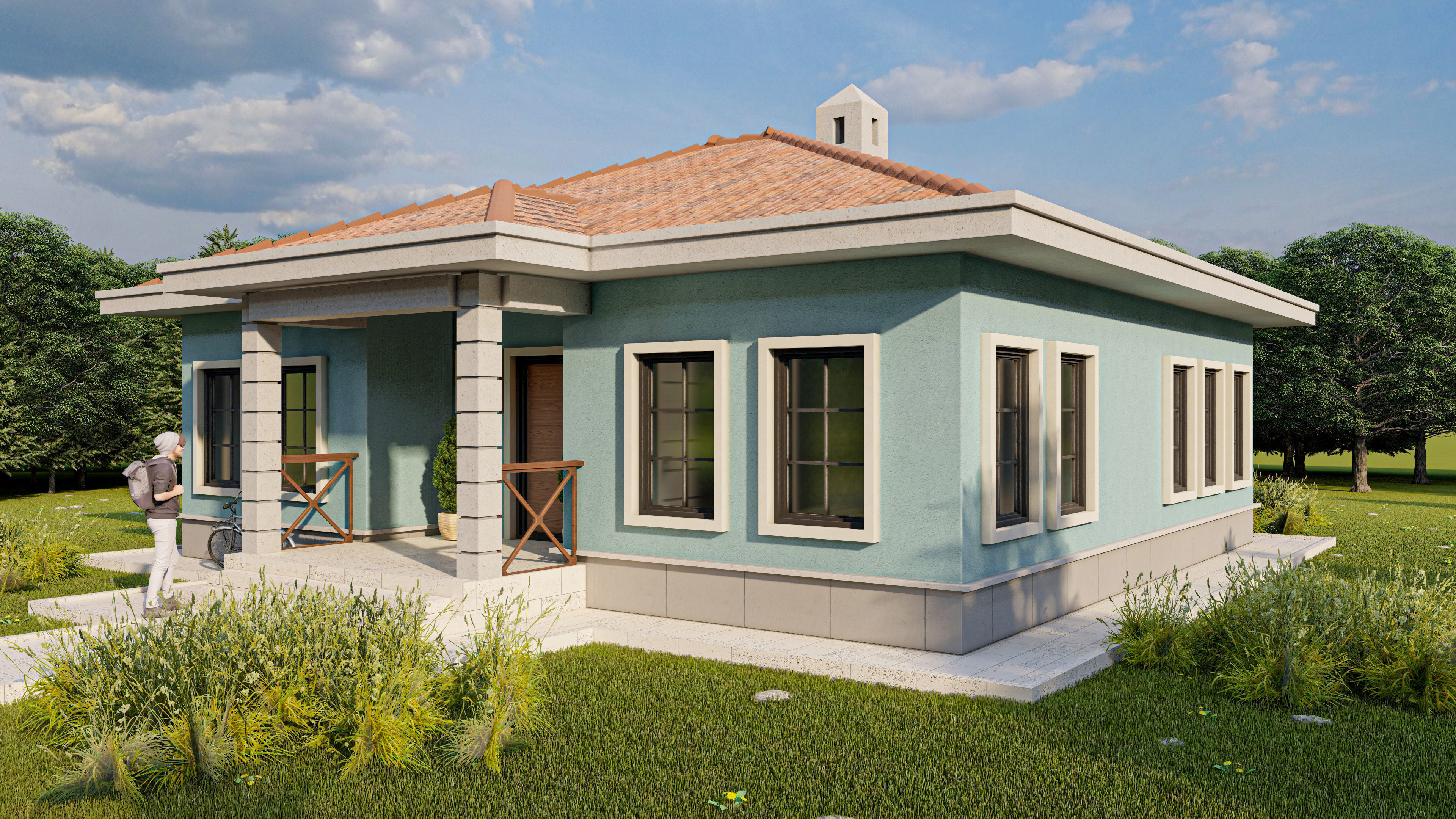 tip3 House Plans Architectural Drawings Modern House Plans 3D model_3