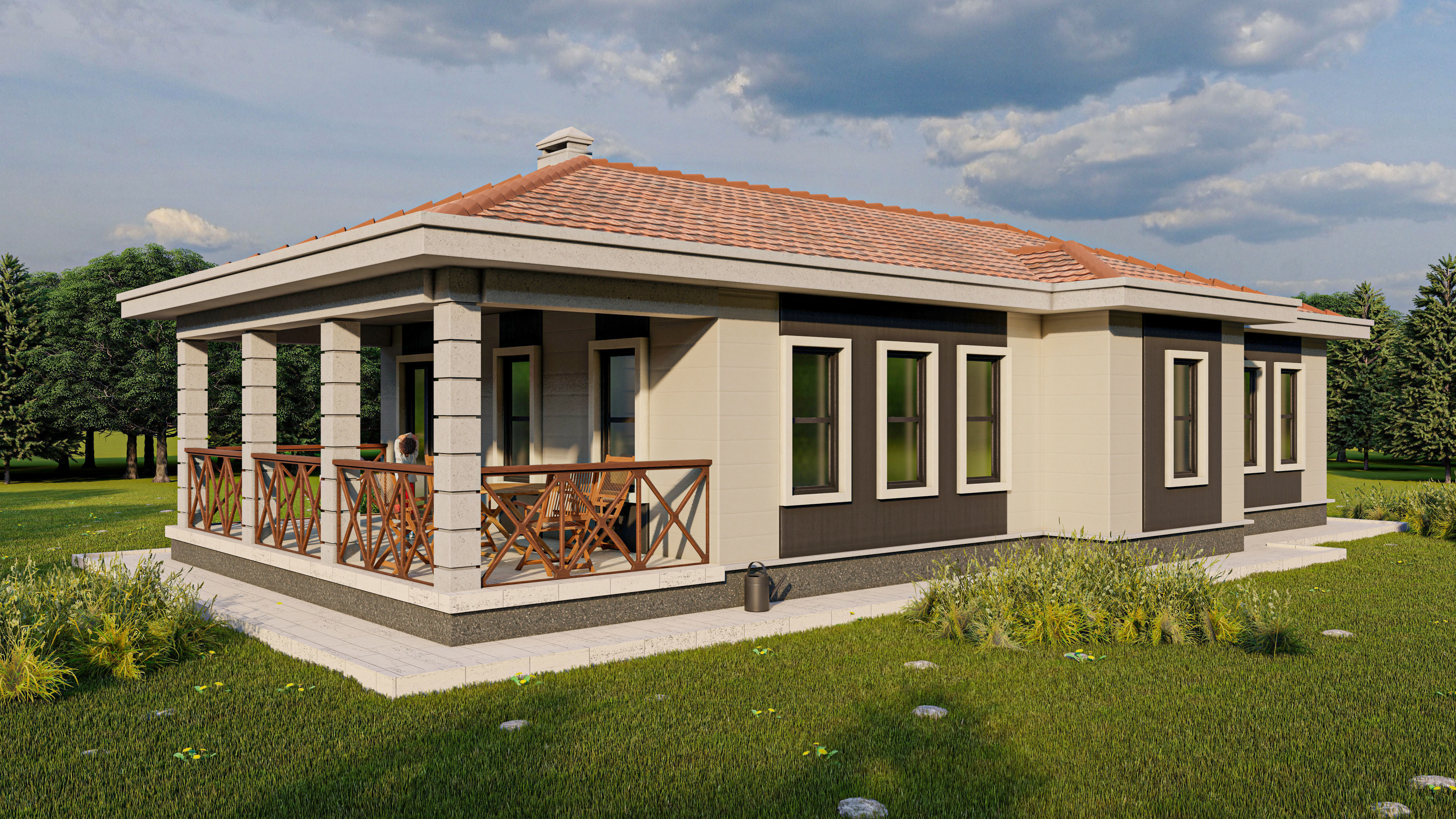 Tip5 House Plans Architectural Drawings Modern House Plans 3D model_3