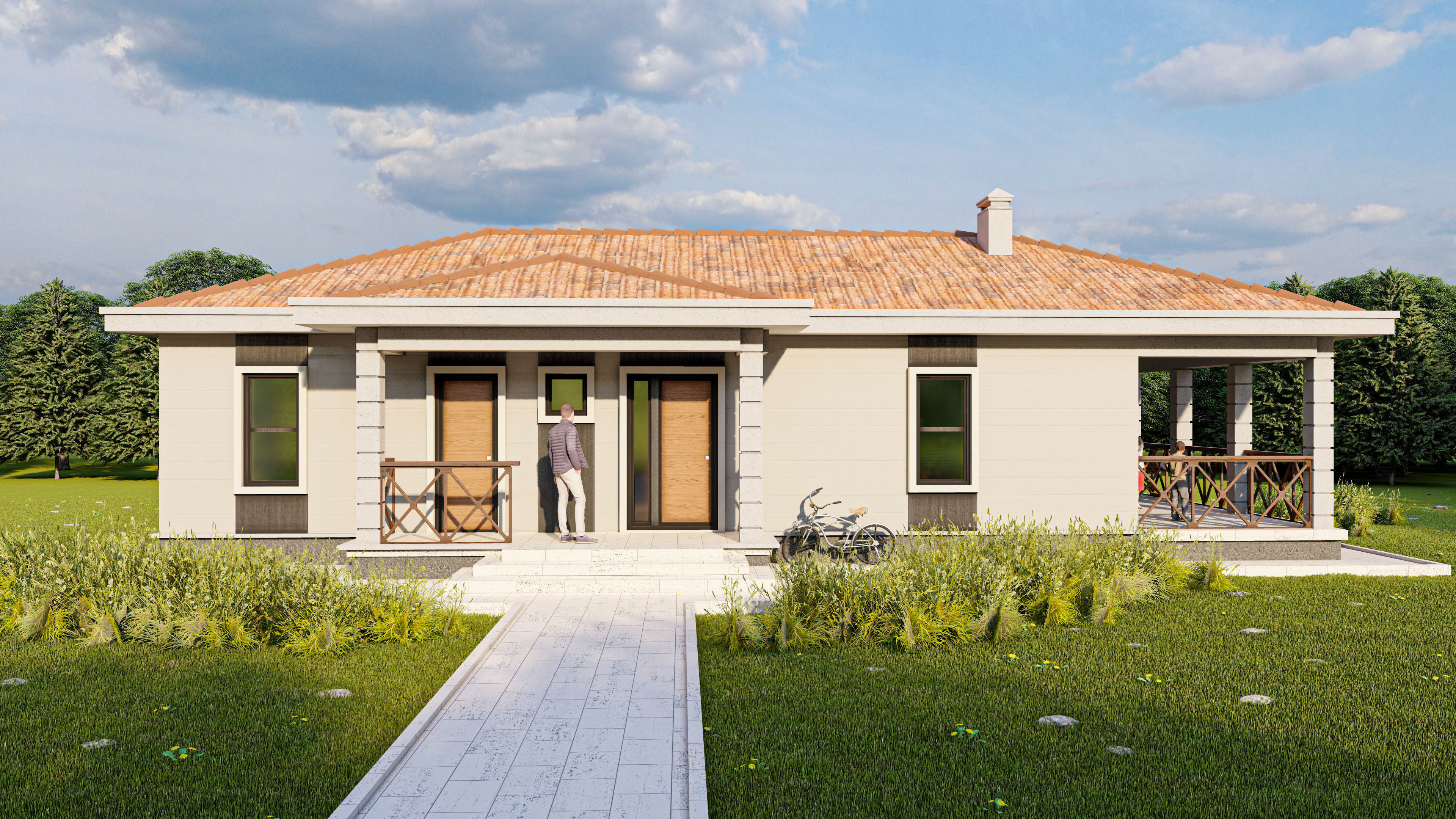 Tip5 House Plans Architectural Drawings Modern House Plans 3D model_1