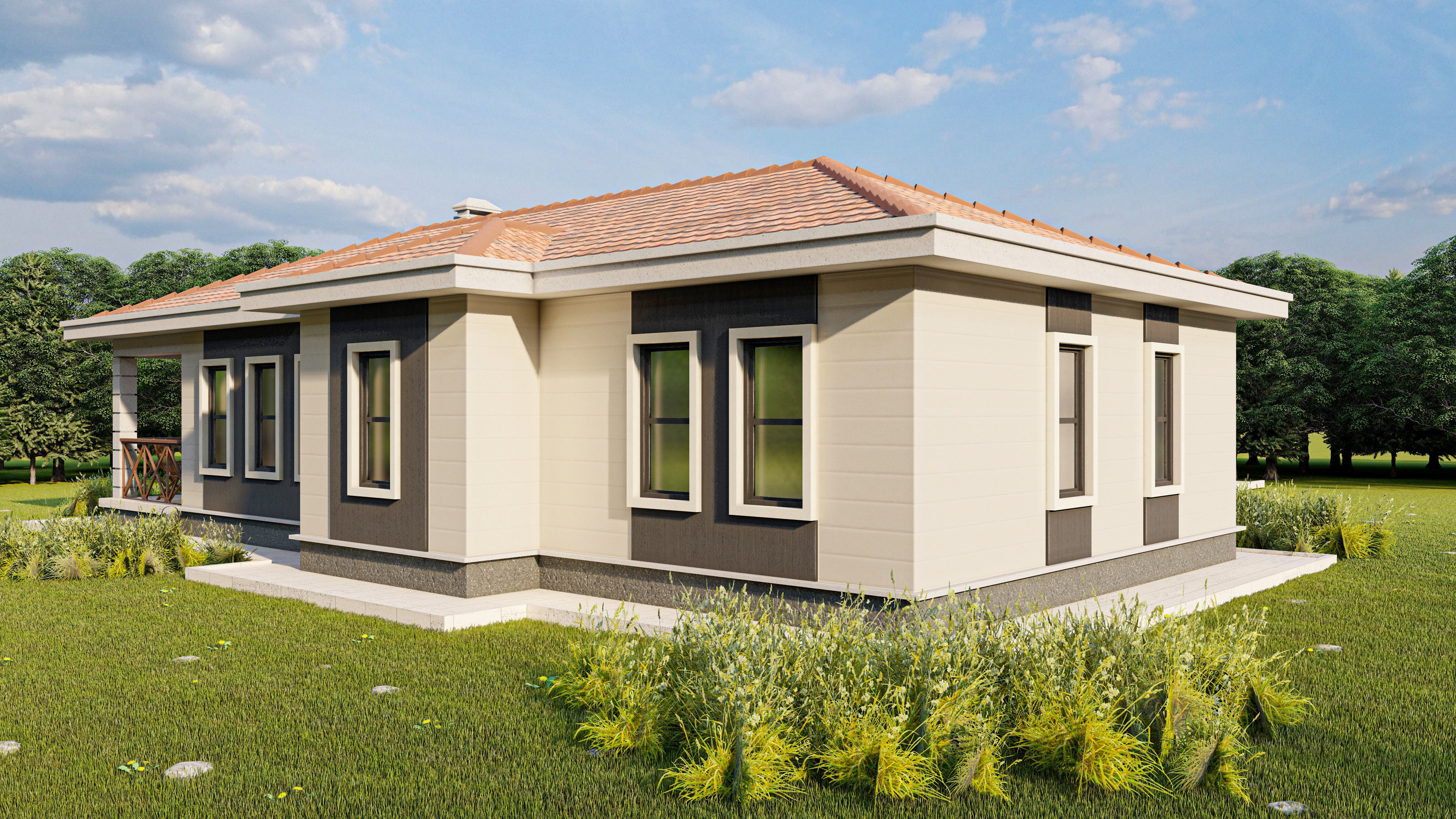 Tip5 House Plans Architectural Drawings Modern House Plans 3D model_4