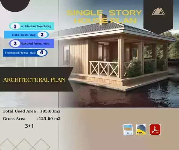 Tip5 House Plans Architectural Drawings Modern House Plans 3D model Tip5 House Plans Architectural Drawings Modern House Plans 3D model