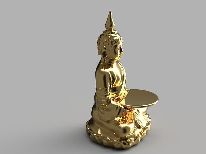 Buddha Candle Holder 3D print model