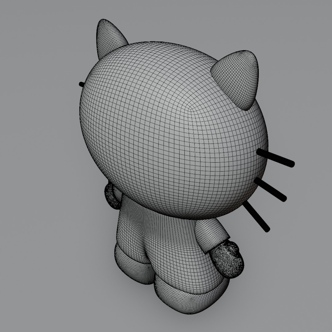 Hallo Kitty figurine 3D model for 3D print 3D model_16