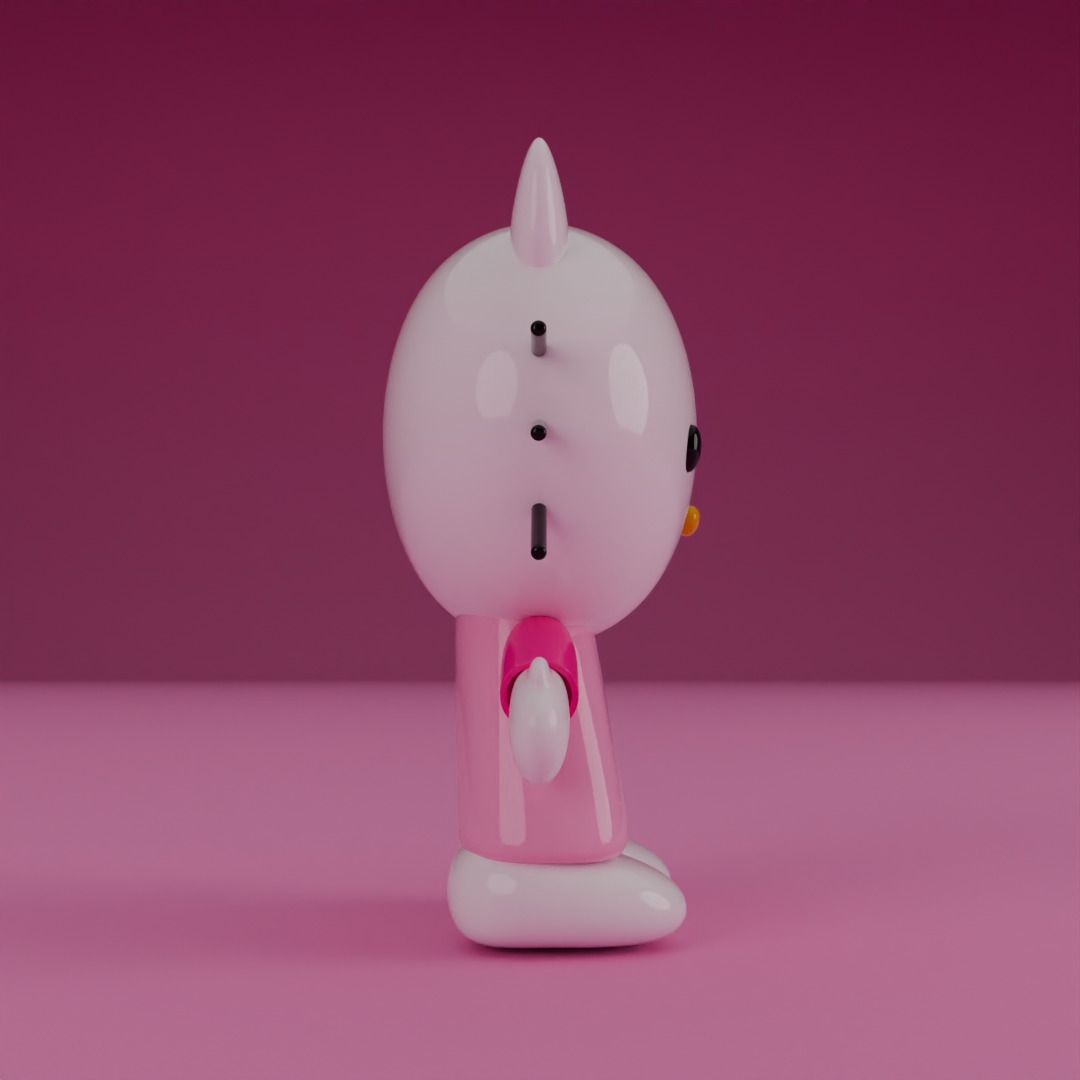 Hallo Kitty figurine 3D model for 3D print 3D model_3