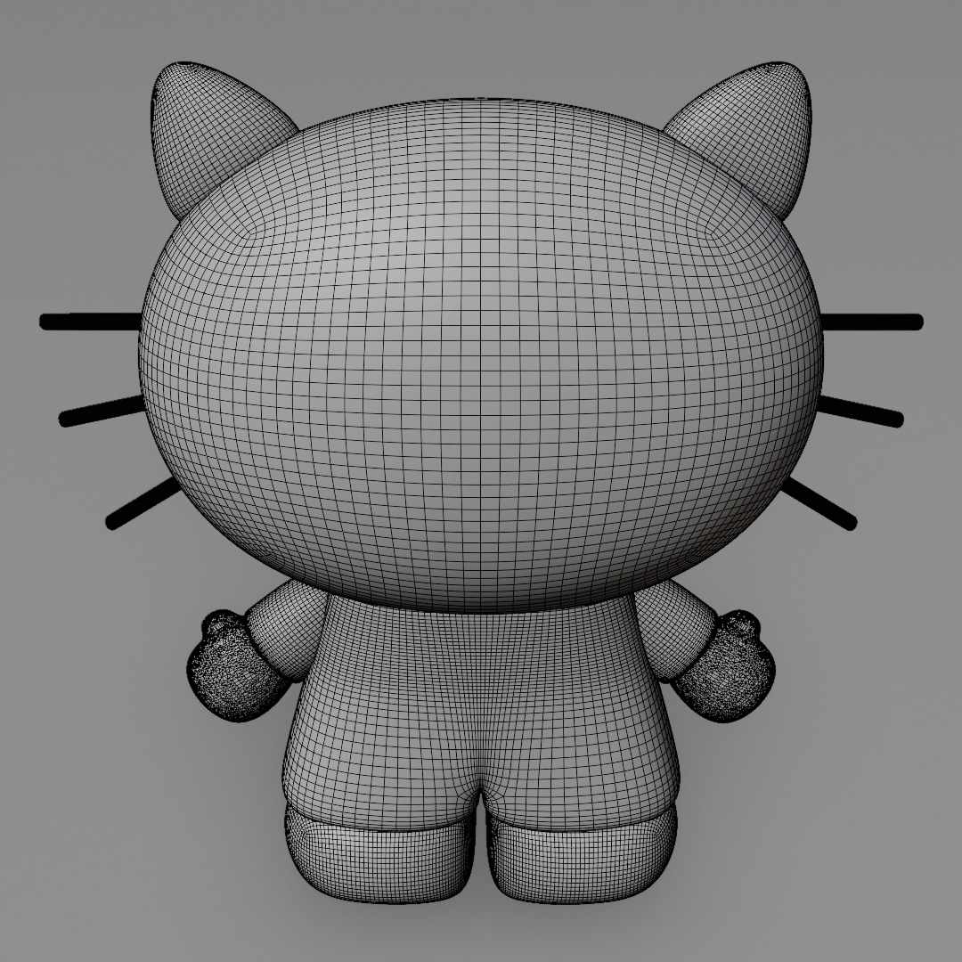 Hallo Kitty figurine 3D model for 3D print 3D model_15