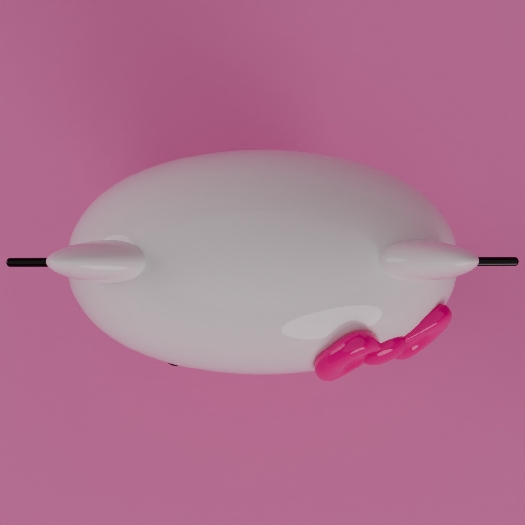 Hallo Kitty figurine 3D model for 3D print 3D model_2