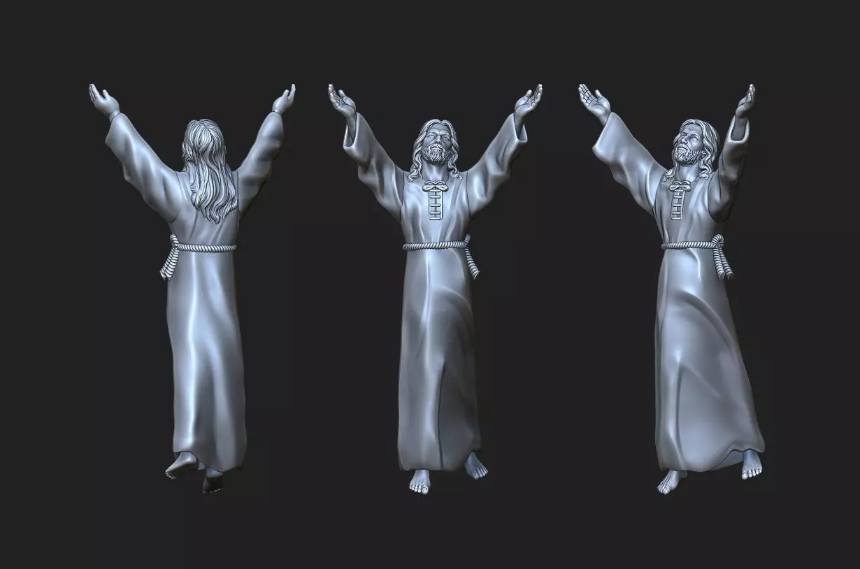 CRISTO SUMMERSO DEL CERCIO 3D print model_0