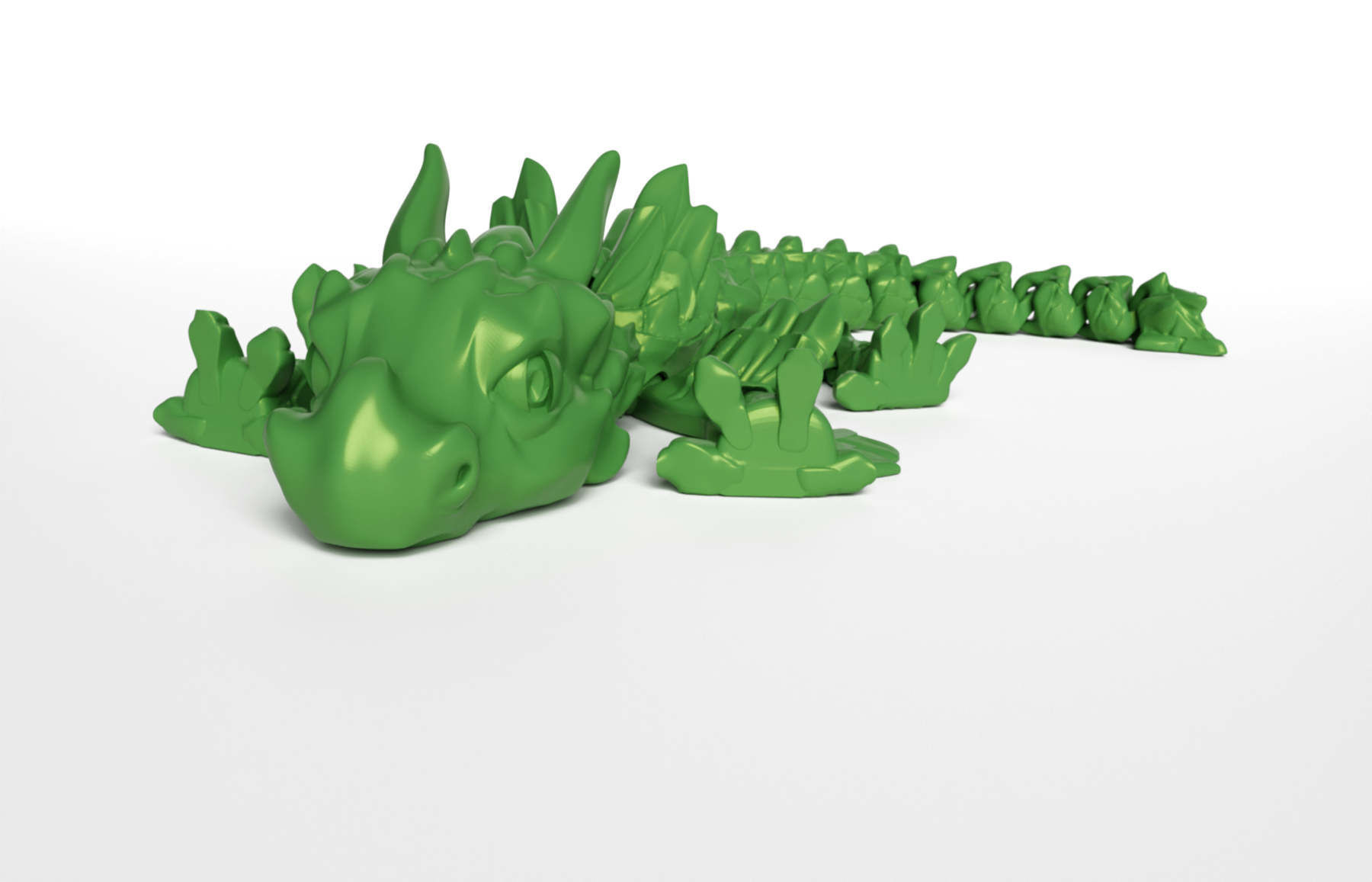 Articulated Dragon 3D print model_8