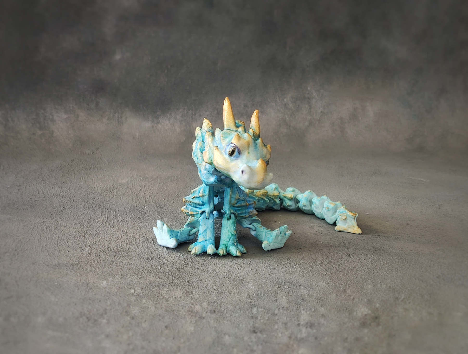 Articulated Dragon 3D print model_3