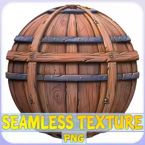  Stylized Wood Seamless Texture