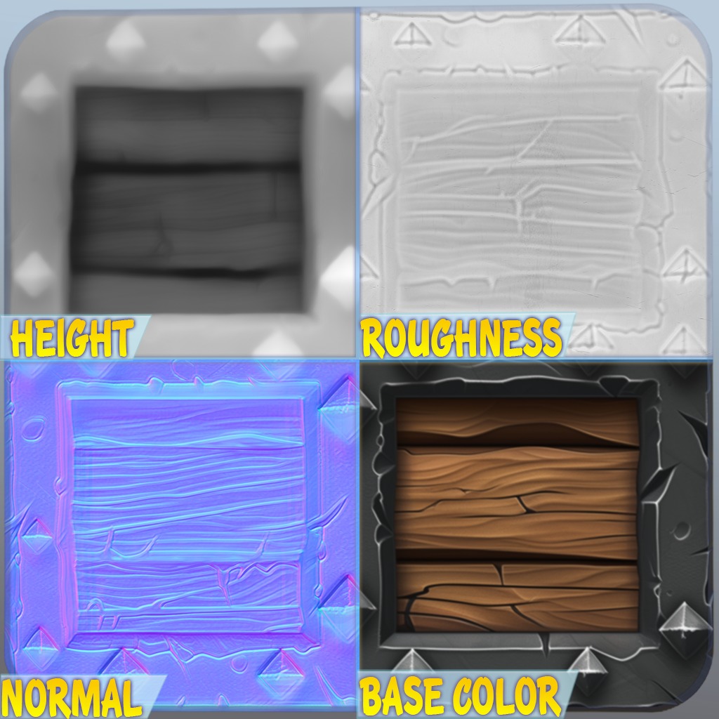 Stylized Wood Seamless Texture Texture_1