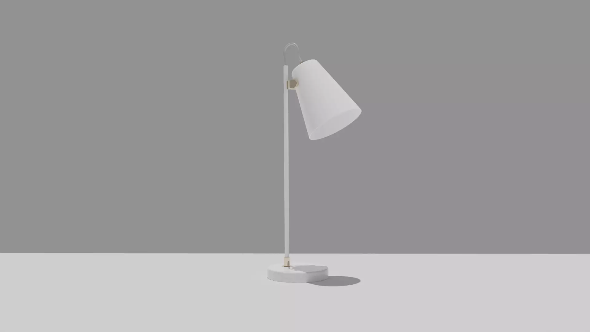 HUDSON TABLE LAMP  CREAM  Low-poly 3D model_0