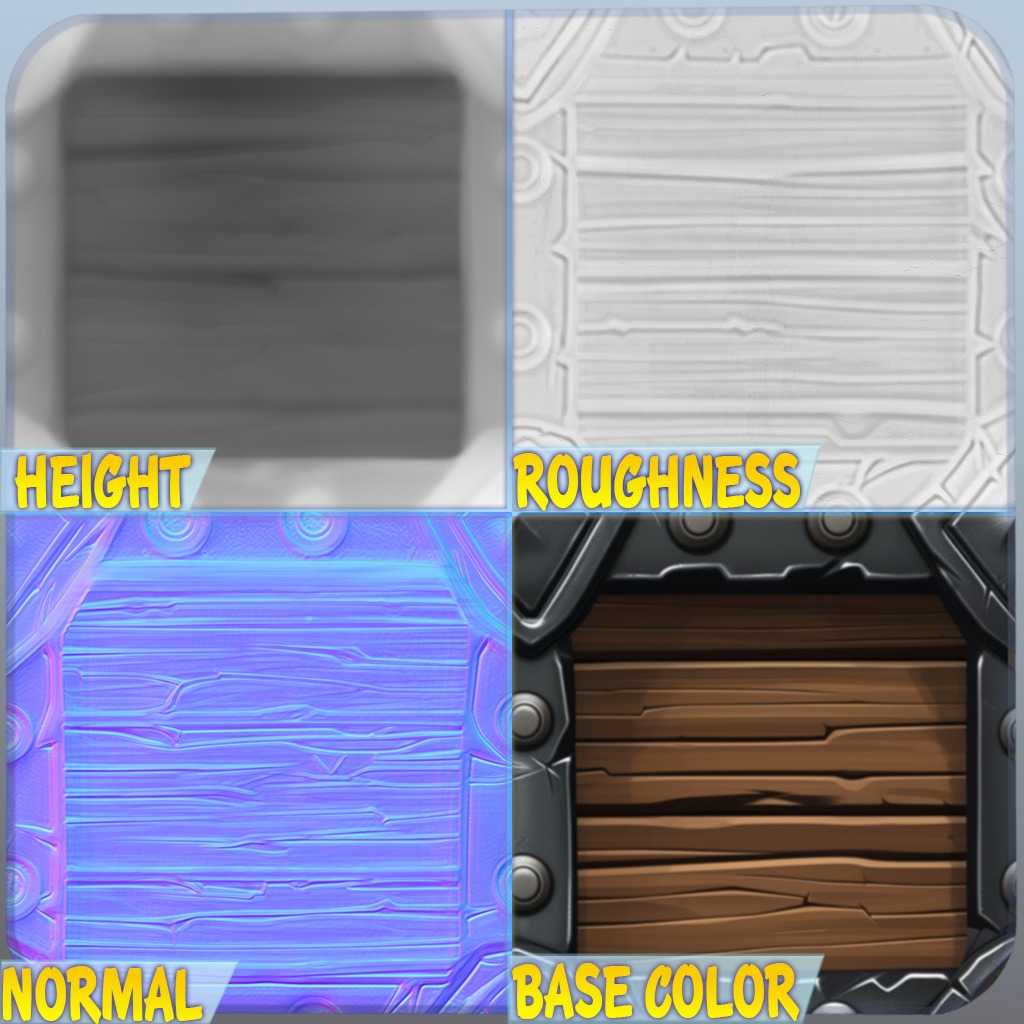 Stylized Wood Seamless Texture Texture_1