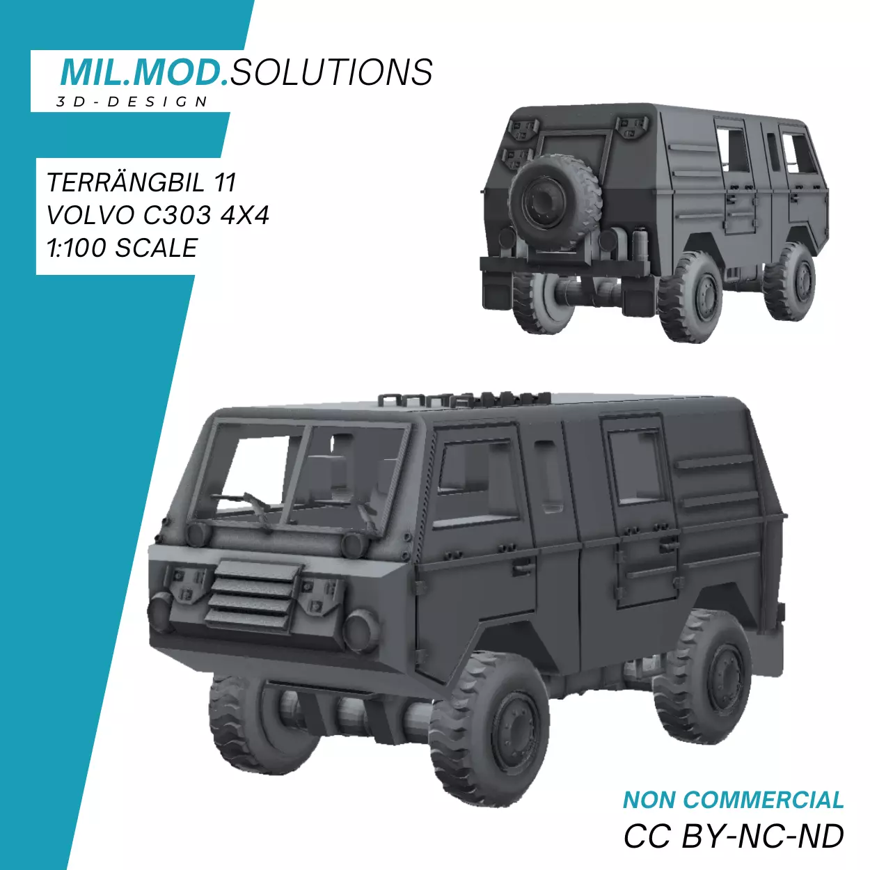 Terrangbil 11 Volvo C303 3D print model_0