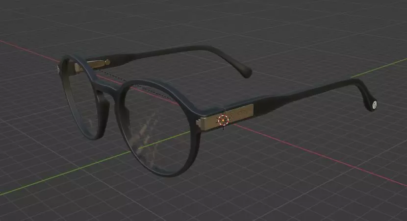 Black glasses Texture_0