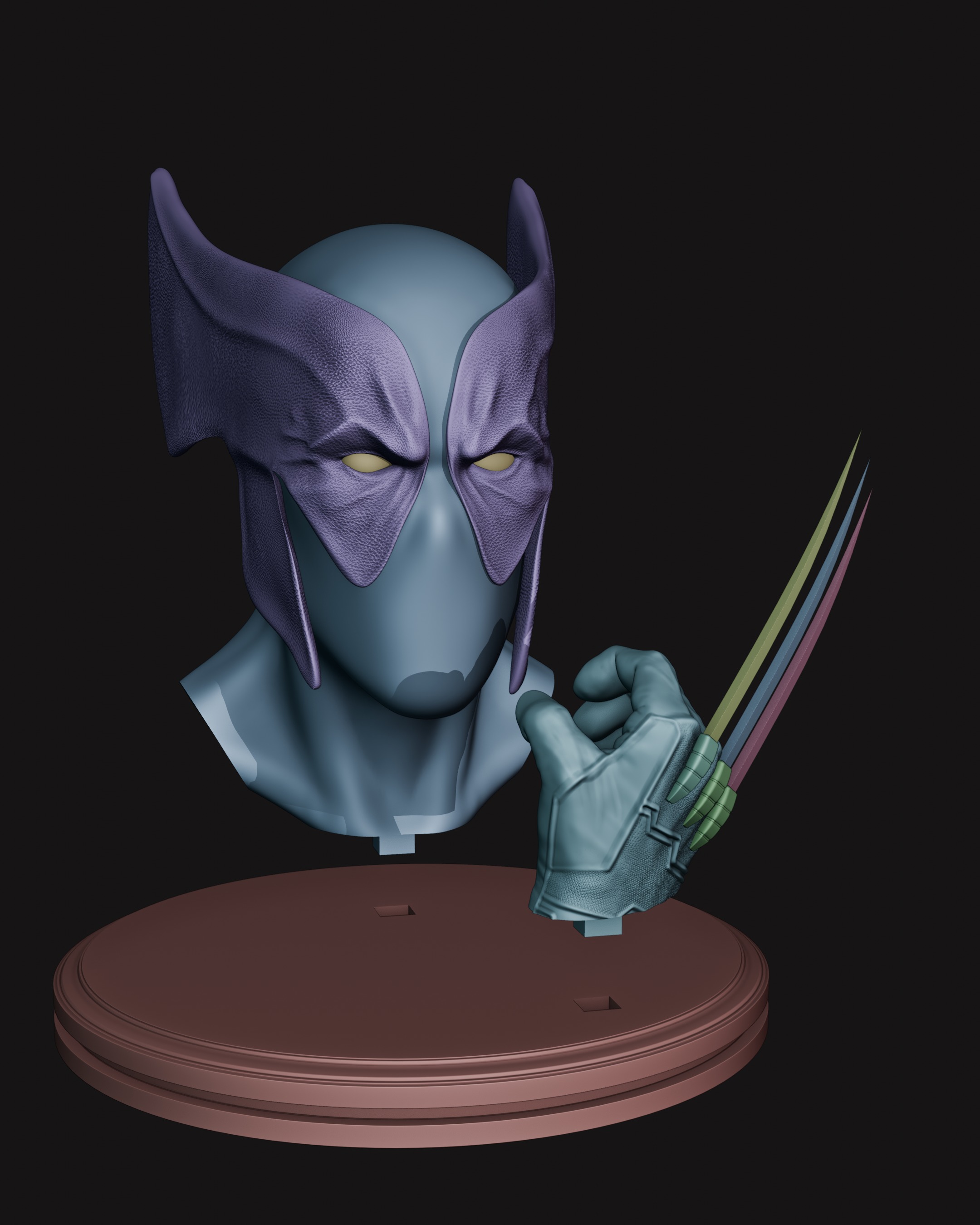 DEADPOOL X WOLVERINE 3D print model_3