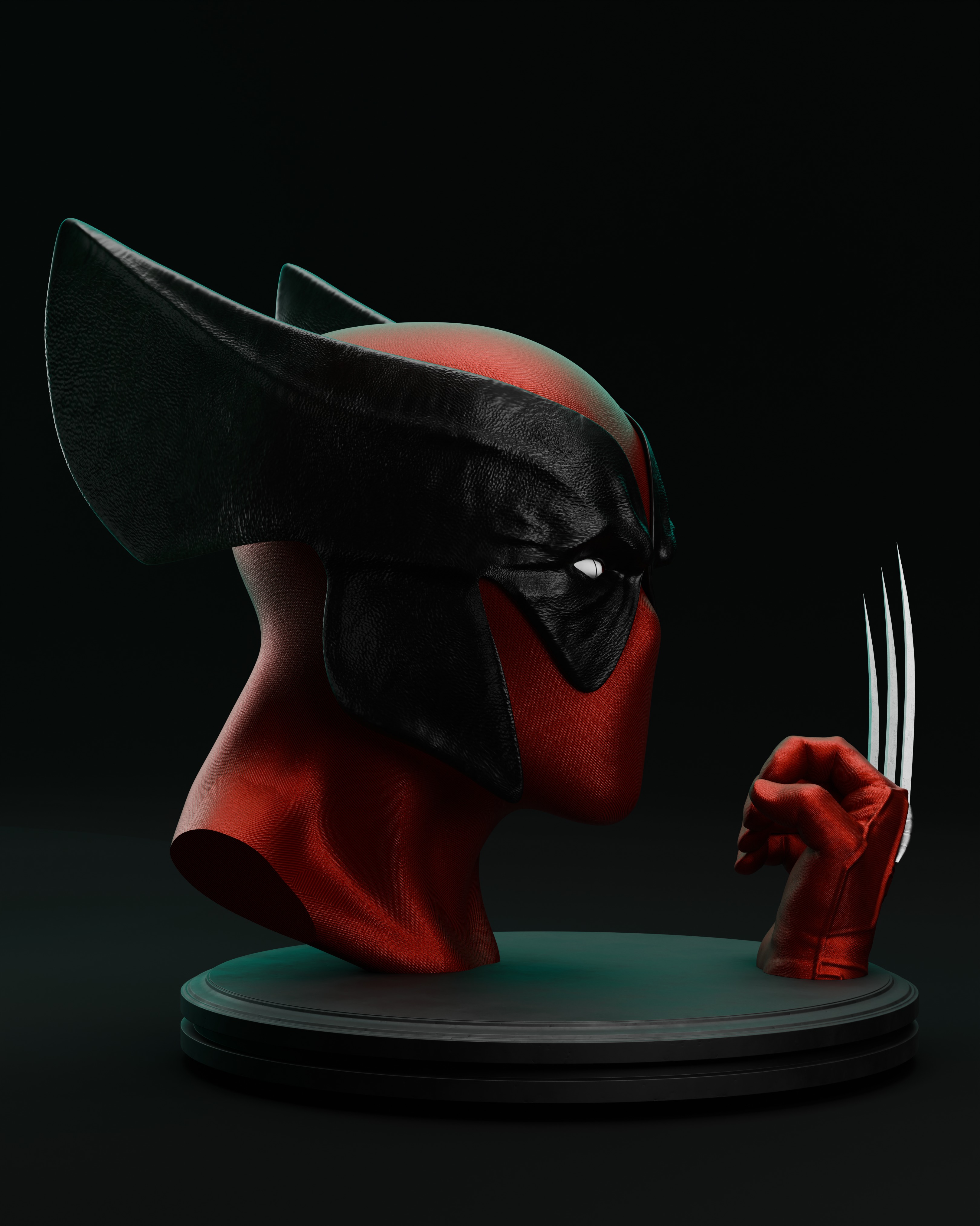 DEADPOOL X WOLVERINE 3D print model_1