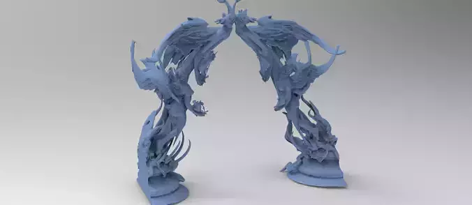 Haunted mansion archway 1  3D model