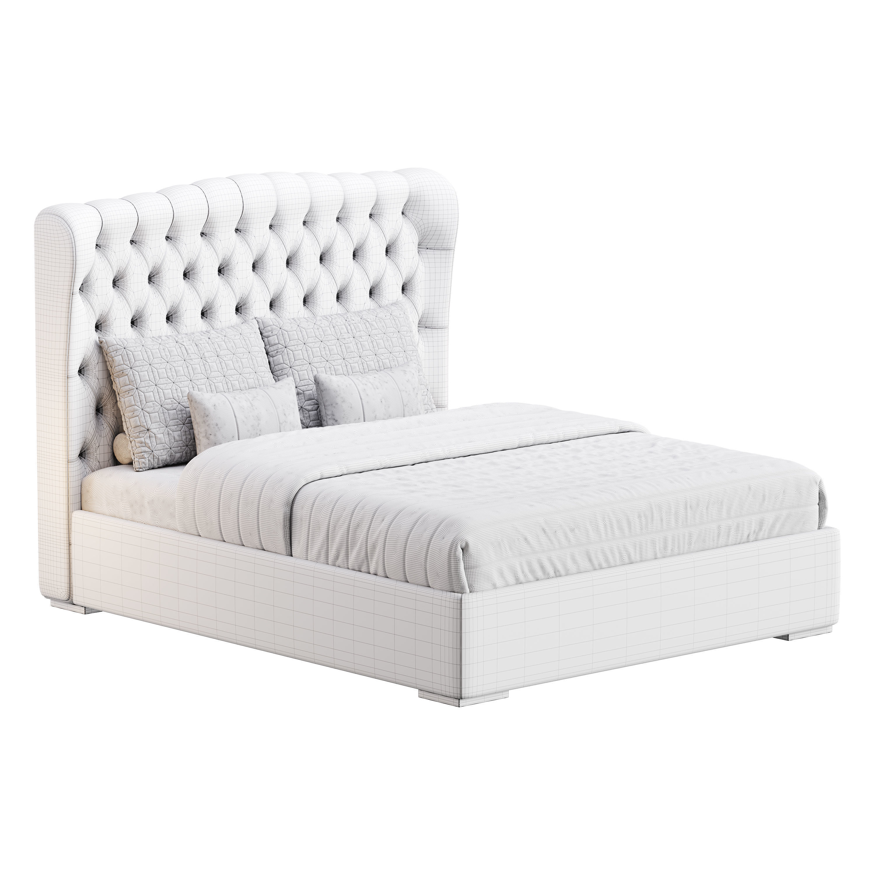 Delavega Bed  K9 3D model_13