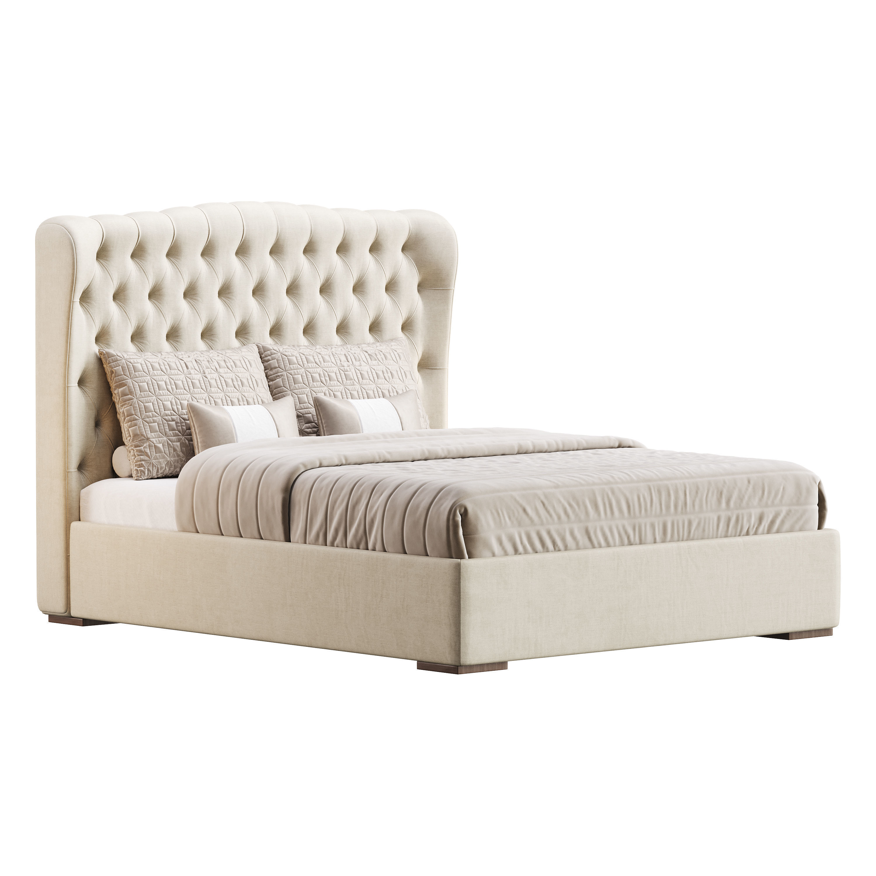 Delavega Bed  K9 3D model_9