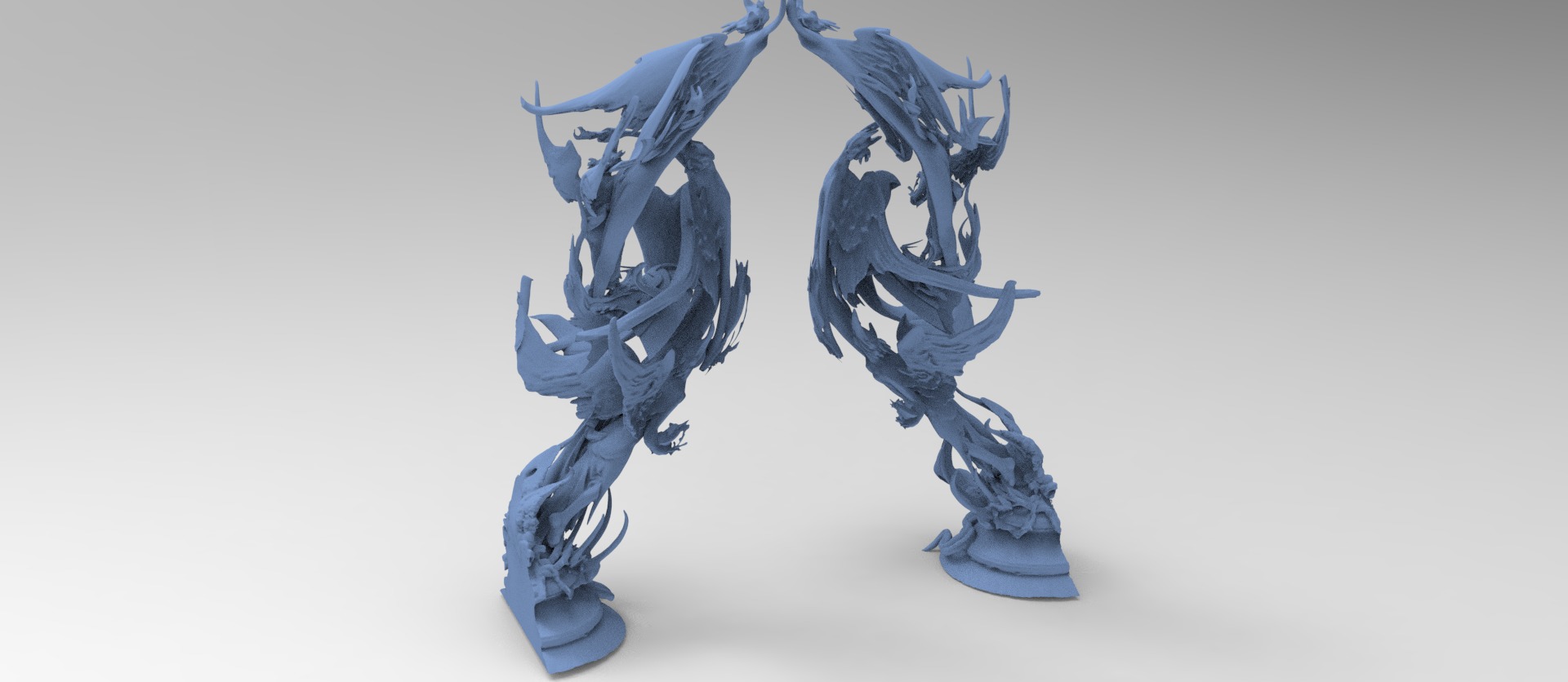 Elite mansion gateway 1 3D model_1