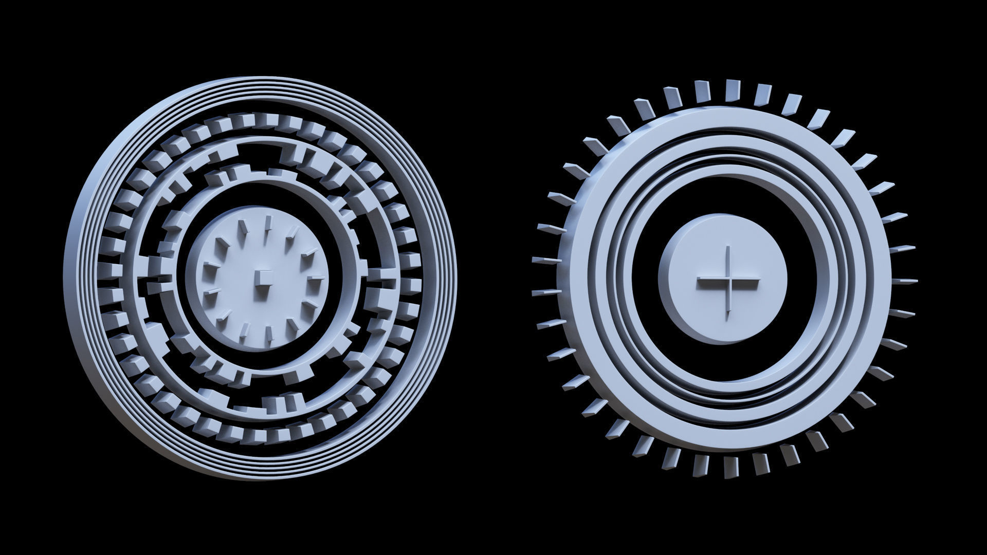 Sci-fi Hologram Base Mesh Vol 3 3D model_27