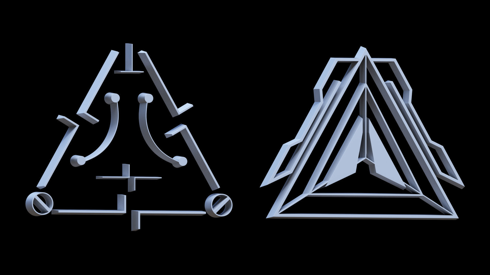 Sci-fi Hologram Base Mesh Vol 3 3D model_17