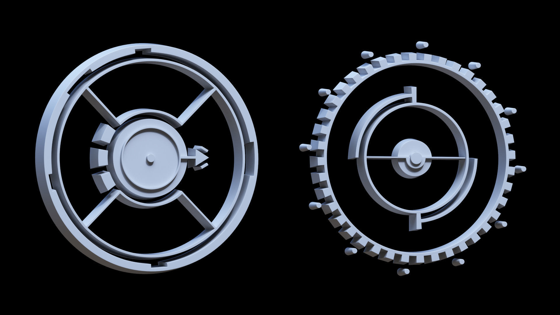 Sci-fi Hologram Base Mesh Vol 3 3D model_21